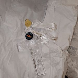 Waterford 2021 Cross Crystal Ornament